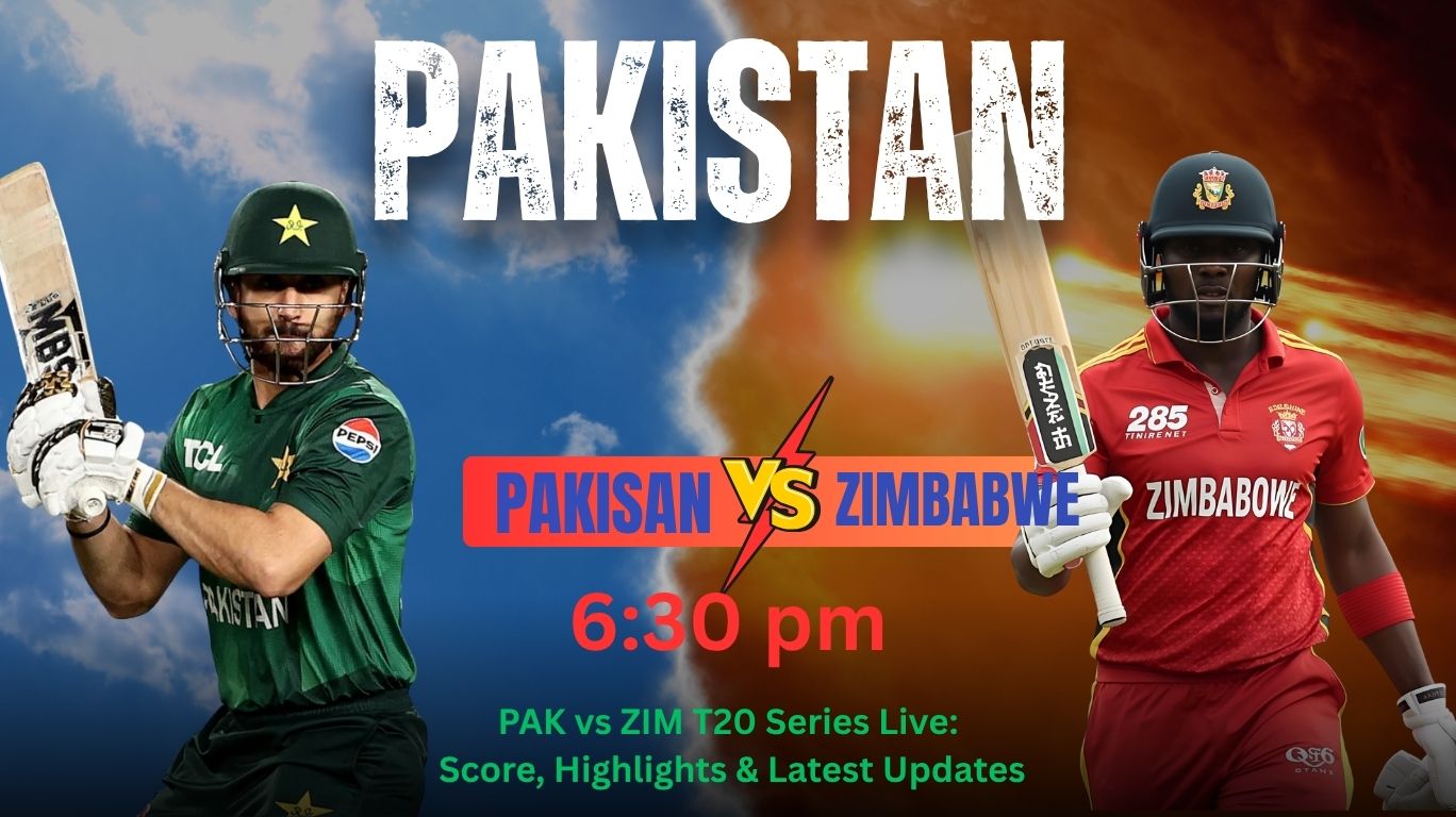 PAK vs ZIM T20 Series Live: Score, Highlights & Latest Updates