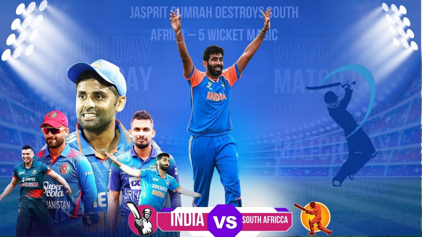 Jasprit Bumrah took 5 wickets against South Africa