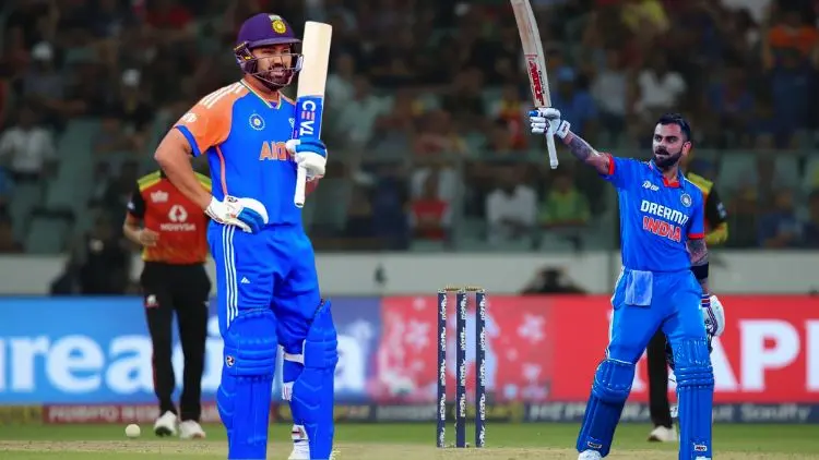 Ro-Ko Magic: Rohit Sharma (155) and Virat Kohli (131)