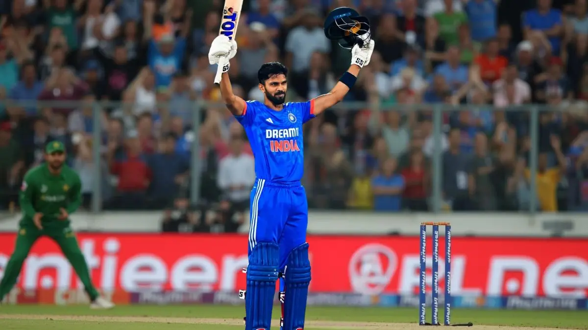 Ruturaj Gaikwad scored 105 runs against South Africa